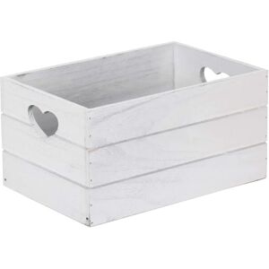 Red Hamper Large Vintage Effect Wooden Storage Crate - Storage Crate Red Hamper Large Vintage Effect Wooden Storage Crate - Storage Crate