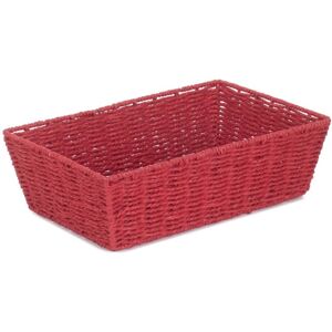 Red Hamper Large Paper Rope Tray - Basket Red Hamper Large Paper Rope Tray - Basket
