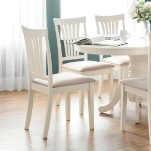Julian Bowen Stanmore Ivory Chair - Dining Furniture Julian Bowen Stanmore Ivory Chair - Dining Furniture
