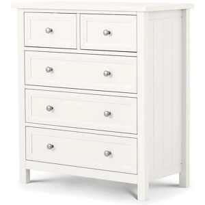 Julian Bowen Maine Surf White 3+2 Drawer Chest - Chest of Drawers Julian Bowen Maine Surf White 3+2 Drawer Chest - Chest of Drawers