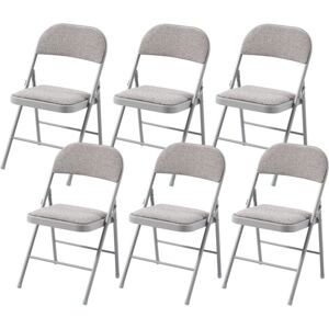 Charles Jacobs - Folding Chair - Grey - Fabric - Folding chair Charles Jacobs - Folding Chair - Grey - Fabric - Folding chair