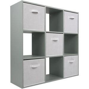 Charles Jacobs - Open Book Shelf - Grey - 9-Cube - Storage Charles Jacobs - Open Book Shelf - Grey - 9-Cube - Storage
