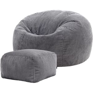 Icon Classic BeanBag with Footstool - Bean Bag Chair Icon Classic BeanBag with Footstool - Bean Bag Chair