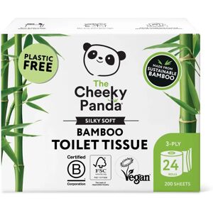Cheeky Panda Bamboo 3-Ply Toilet Tissue - Toilet Tissue Cheeky Panda Bamboo 3-Ply Toilet Tissue - Toilet Tissue