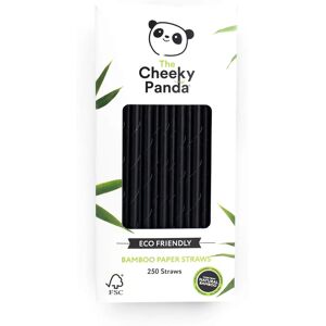 Cheeky Panda - Pailles en papier de bambou 250 pcs - Noir - Pailles Cheeky Panda - Pailles en papier de bambou 250 pcs - Noir - Pailles