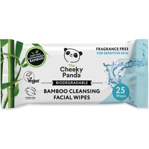 Cheeky Panda Bamboo Facial Cleansing Wipes - Unscented - 25 pcs Cheeky Panda Bamboo Facial Cleansing Wipes - Unscented - 25 pcs