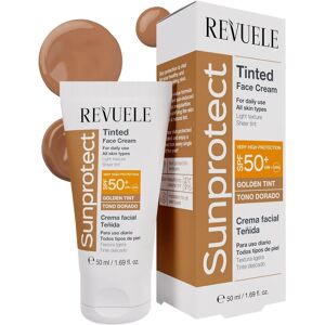 Revuele Crème Visage Teint Doré SPF 50+ - Protection et Maquillage - Publicité Revuele Crème Visage Teint Doré SPF 50+ - Protection et Maquillage - Publicité