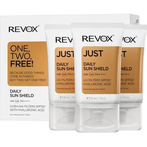Revox B77 JUST Daily Sun Shield - Crema facial SPF 50+ 3x30ml Revox B77 JUST Daily Sun Shield - Crema facial SPF 50+ 3x30ml