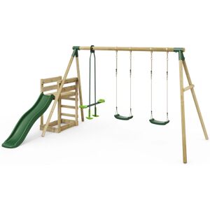 Neptune - Rebo - Green - Deck - Swing Set Neptune - Rebo - Green - Deck - Swing Set