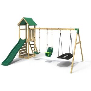 Snowdon - Rebo Adventure - Wood - Swing Set - Playset Snowdon - Rebo Adventure - Wood - Swing Set - Playset