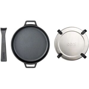 Ooni Cast Iron Skillet 25cm - Outdoor Cooking Frying Pan Ooni Cast Iron Skillet 25cm - Outdoor Cooking Frying Pan