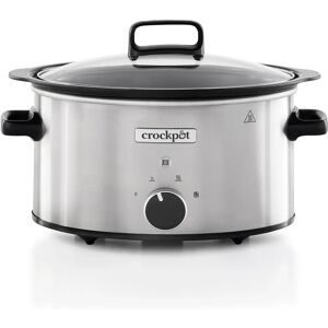 Crock Pot Slow Cooker - 3.5L, Manuelle Steuerung, Silber - Slow Cooker Crock Pot Slow Cooker - 3.5L, Manuelle Steuerung, Silber - Slow Cooker