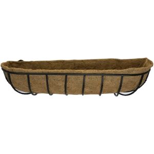Selections - Garden Wall Basket Planter - Black - Planter Selections - Garden Wall Basket Planter - Black - Planter