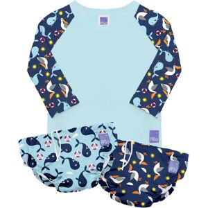 Ensemble de natation Bambino Mio - Couche réutilisable et protection UV - Bleu - Publicité Ensemble de natation Bambino Mio - Couche réutilisable et protection UV - Bleu - Publicité