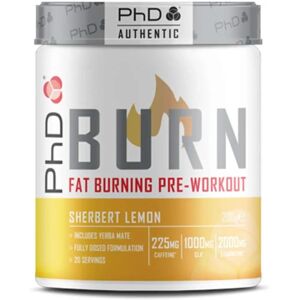 PhD Nutrition PhD Burn Pre-Workout - Citronový - 200 g PhD Nutrition PhD Burn Pre-Workout - Citronový - 200 g