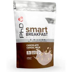 PhD Nutrition Petit Déjeuner Intelligent Céréale au Chocolat - Remplacement de repas - Publicité PhD Nutrition Petit Déjeuner Intelligent Céréale au Chocolat - Remplacement de repas - Publicité