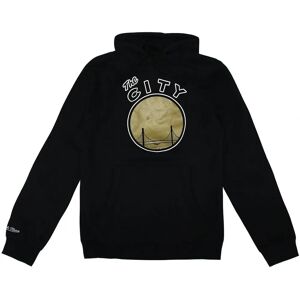 Mitchell & Ness Golden State Warriors Pullover - Black Cotton - Size Medium Mitchell & Ness Golden State Warriors Pullover - Black Cotton - Size Medium