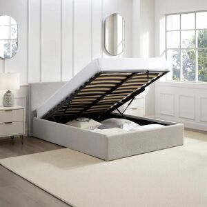 Teddy Boucle 3ft Single Gas Lift Ottoman Bed - Bed Teddy Boucle 3ft Single Gas Lift Ottoman Bed - Bed