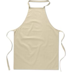 EBUY GB - Ebuygb Catering Cooking BBQ Apron - Unisex Cotton Beige EBUY GB - Ebuygb Catering Cooking BBQ Apron - Unisex Cotton Beige