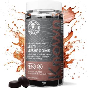 Known Nutrition Multi Mushroom Complex Gummies - 2000mg - Vegan, Blackcurrant Known Nutrition Multi Mushroom Complex Gummies - 2000mg - Vegan, Blackcurrant