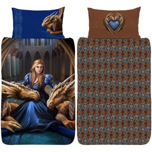 Anne Stokes Fierce Loyalty Dragon Single Duvet Cover Set Anne Stokes Fierce Loyalty Dragon Single Duvet Cover Set