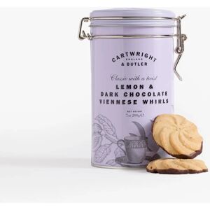 Cartwright & Butler Lemon & Dark Chocolate Viennese Whirls - Biscuit Cartwright & Butler Lemon & Dark Chocolate Viennese Whirls - Biscuit