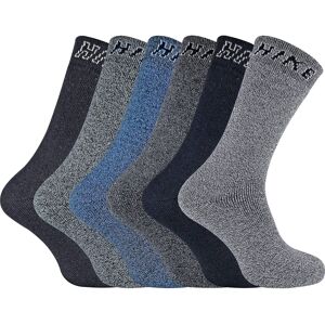 Sock Snob Hike Herens Zomer Ademend Katoen Sokken - Blauw - 6 Paar Sock Snob Hike Herens Zomer Ademend Katoen Sokken - Blauw - 6 Paar