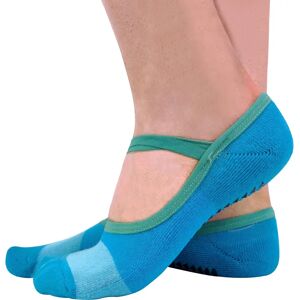 Sock Snob Blue Womens Non Slip Grip Yoga Socks - 4-8 UK Sock Snob Blue Womens Non Slip Grip Yoga Socks - 4-8 UK