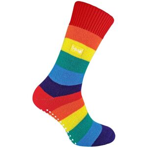 THMO Rainbow Thermal Non Slip Socks - Multicolour - Size 4-8 THMO Rainbow Thermal Non Slip Socks - Multicolour - Size 4-8