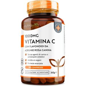 Nutravita Vitamin C 1000mg Bioflavonoids Rosehip Vegan Tablets - Vitamins & Supplements Nutravita Vitamin C 1000mg Bioflavonoids Rosehip Vegan Tablets - Vitamins & Supplements