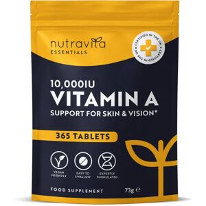 Nutravita Vitamin A 10000 IU - Tablets - 365 - Vitamin supplement Nutravita Vitamin A 10000 IU - Tablets - 365 - Vitamin supplement