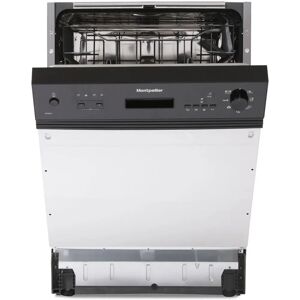Montpellier 12-Place Integrated Dishwasher 9 Progs Class E Black Montpellier 12-Place Integrated Dishwasher 9 Progs Class E Black
