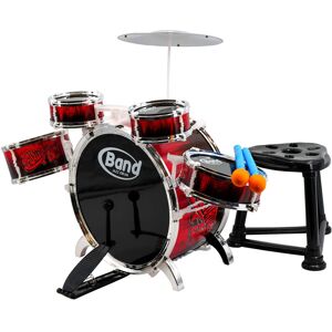 The Magic Toy Shop - Drum Kit - Kids - Stool - Drum Set The Magic Toy Shop - Drum Kit - Kids - Stool - Drum Set