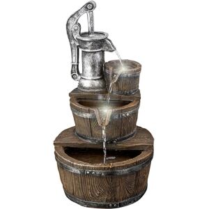 GEEZY - Pump Barrel Fountain - LED Lights - Freestanding - Fountain GEEZY - Pump Barrel Fountain - LED Lights - Freestanding - Fountain