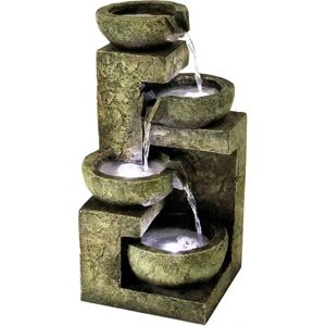 GEEZY - 4-Tier LED Garden Water Feature - Garden fountain GEEZY - 4-Tier LED Garden Water Feature - Garden fountain
