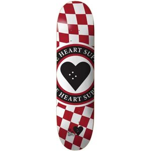 Heart Supply Insignia Check Skateboard - Rot - Skateboard Heart Supply Insignia Check Skateboard - Rot - Skateboard