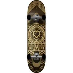 Blueprint Home Heart Skateboard - Double Kicktail, 7-Ply Maple Deck, Street Wheels Blueprint Home Heart Skateboard - Double Kicktail, 7-Ply Maple Deck, Street Wheels