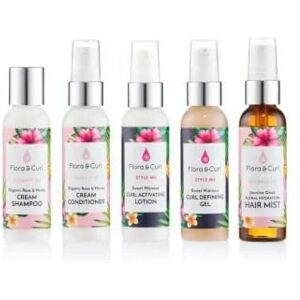 Flora & Curl Mini Essentials Curl Kit - Hair Care Set Flora & Curl Mini Essentials Curl Kit - Hair Care Set
