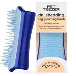 Tangle Teezer Pet Teezer De-Shedding Small Blue - Dog Brush Tangle Teezer Pet Teezer De-Shedding Small Blue - Dog Brush