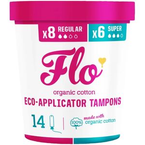 Flo Bio-Ökoapplikator Tampons - 14 Stück Flo Bio-Ökoapplikator Tampons - 14 Stück