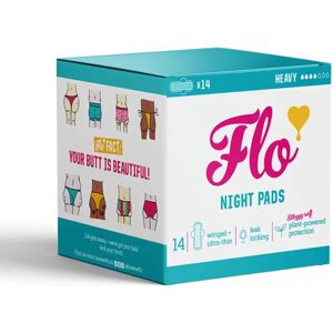 Here We Flo Bamboo Night Pad Pack - Sanitary Pads Here We Flo Bamboo Night Pad Pack - Sanitary Pads