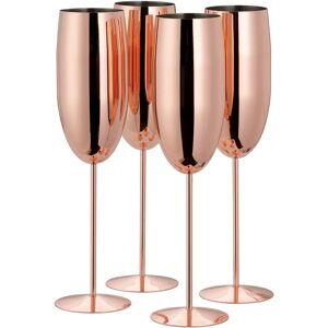 Szkło Szampana Różowe Złoto Oak & Steel - Odporne na Stłuczenie - 285ml Szkło Szampana Różowe Złoto Oak & Steel - Odporne na Stłuczenie - 285ml