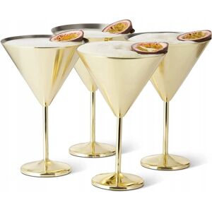 Oak & Steel - Martini glass 4-pack - Złoto - Glassware Oak & Steel - Martini glass 4-pack - Złoto - Glassware