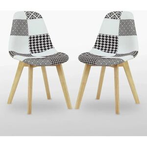 Chaise Patchwork Life Interiors - Bois Massif & Confort - Publicité Chaise Patchwork Life Interiors - Bois Massif & Confort - Publicité