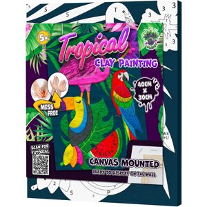 Splat Planet Peinture en argile sur toile - Tropical - Peinture - Publicité Splat Planet Peinture en argile sur toile - Tropical - Peinture - Publicité