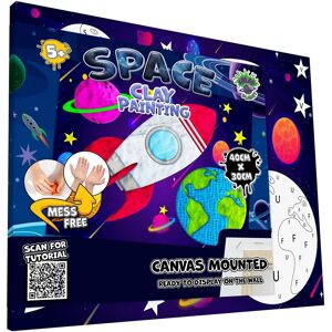 Splat Planet Peinture en Argile sur Toile - Espace - Kit Artistique - Publicité Splat Planet Peinture en Argile sur Toile - Espace - Kit Artistique - Publicité