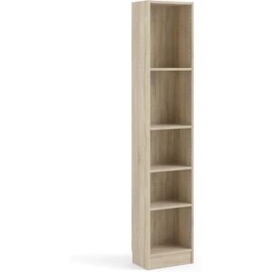 Furniture To Go Oak Tall Narrow Bookcase - 4 Shelves Furniture To Go Oak Tall Narrow Bookcase - 4 Shelves