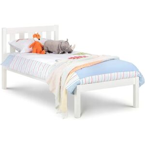 Julian Bowen Luna 3ft Single Surf White Wooden Bed Frame - Bed Frame Julian Bowen Luna 3ft Single Surf White Wooden Bed Frame - Bed Frame