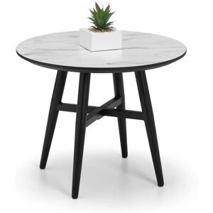 Julian Bowen Firenze Marble Effect Lamp Table - Lamp Table Julian Bowen Firenze Marble Effect Lamp Table - Lamp Table