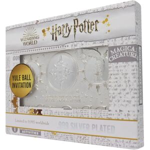 Fanattik Harry Potter Silver Yule Ball Ticket - Collectible Fanattik Harry Potter Silver Yule Ball Ticket - Collectible